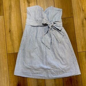 Southern Frock seersucker strapless dress Size 6